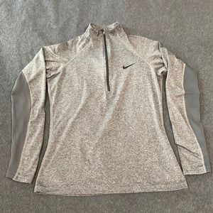 NIKE Pro Warm Half Zip Running Top - Small